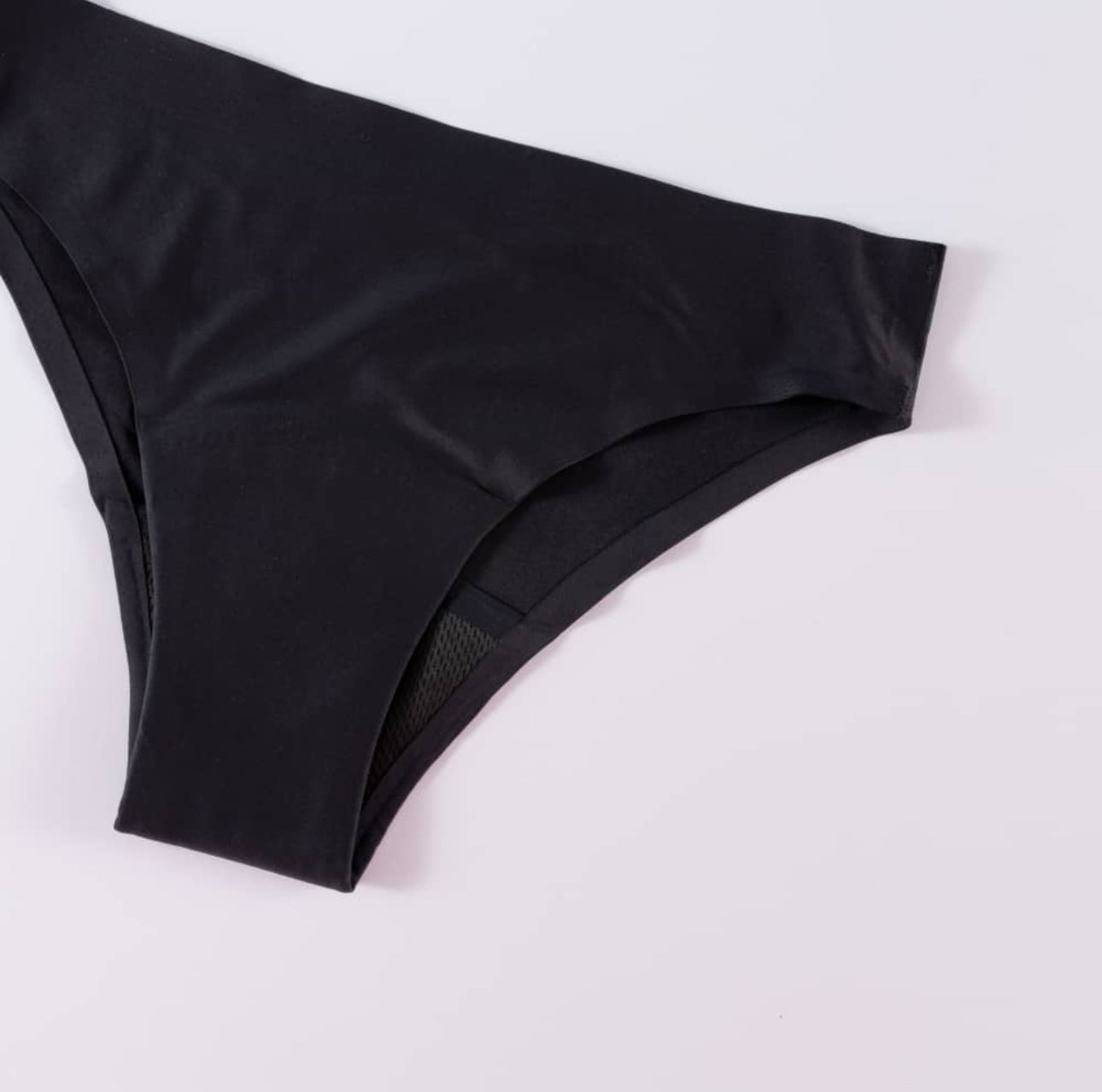 Brazilian Period Swim Bikini Brief Black