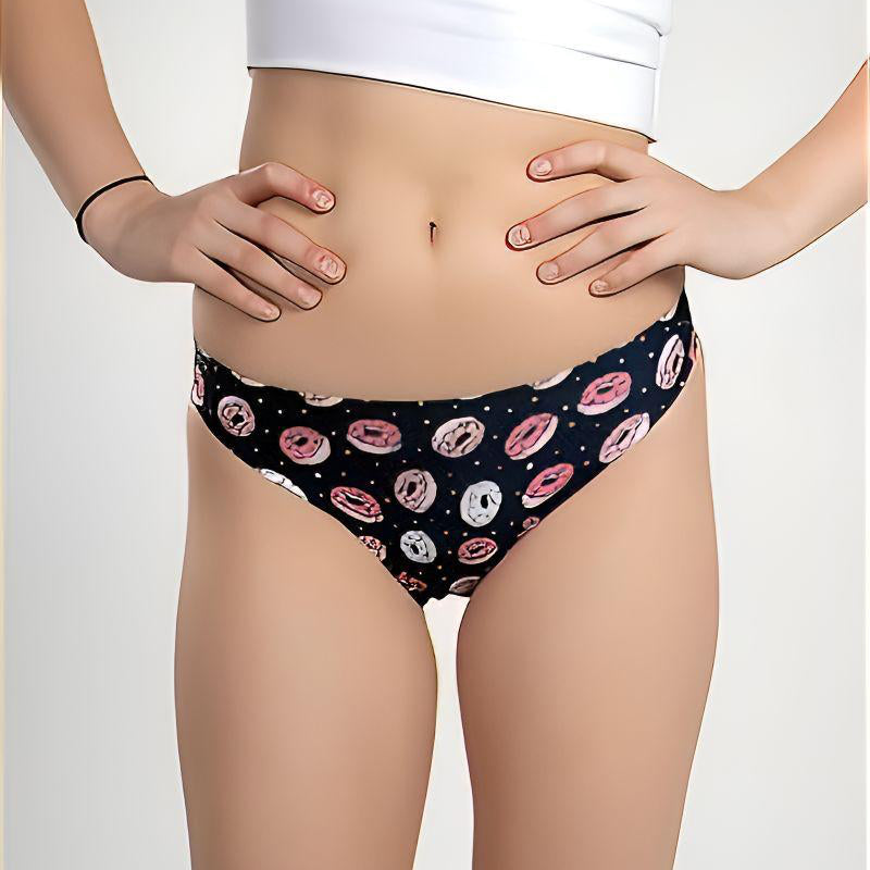 Seamless Period Underwear Donuts Moderate Absorbency