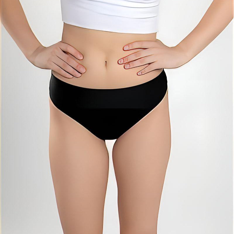 Brazilian Period Swim Bikini Brief Black