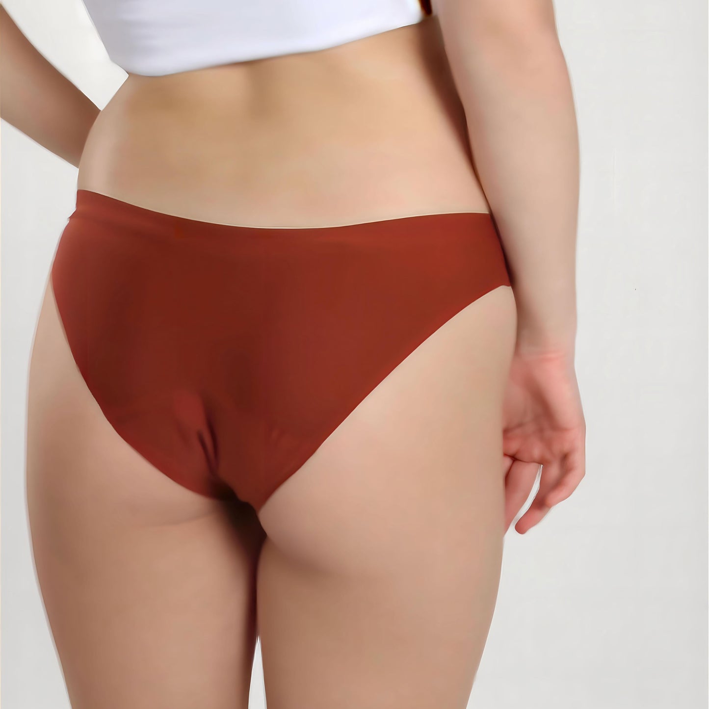 Period Swim Bikini Bottom - Rust