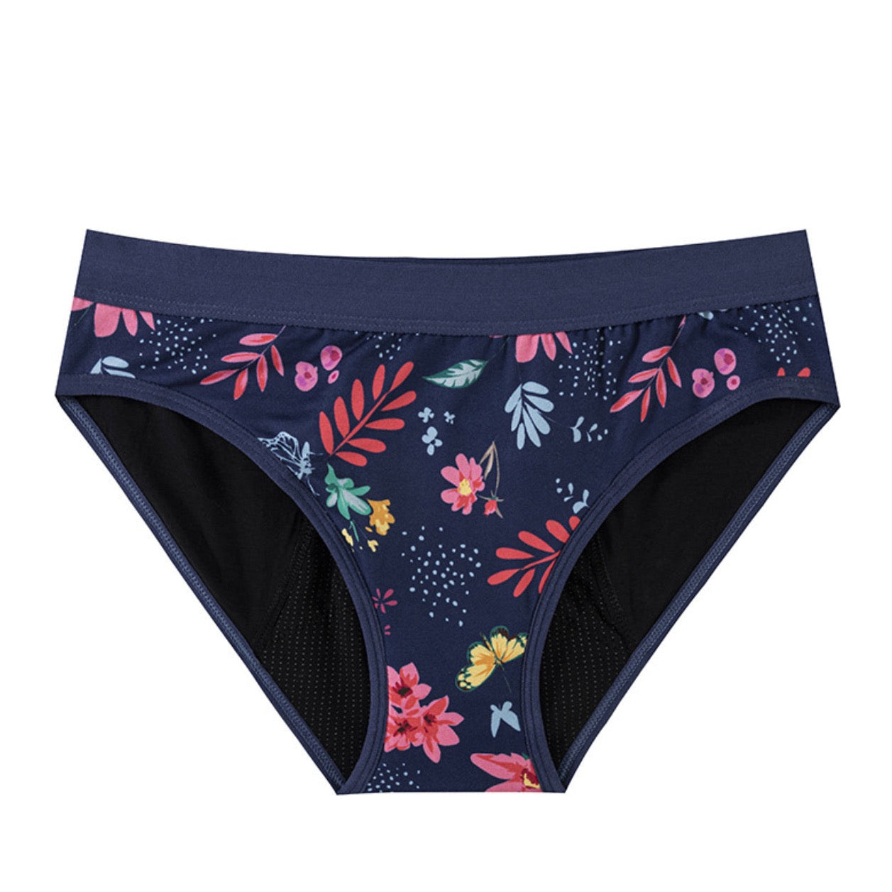 Cotton Period Underwear for Tweens and Teens Blue Flower – MyNickerBot