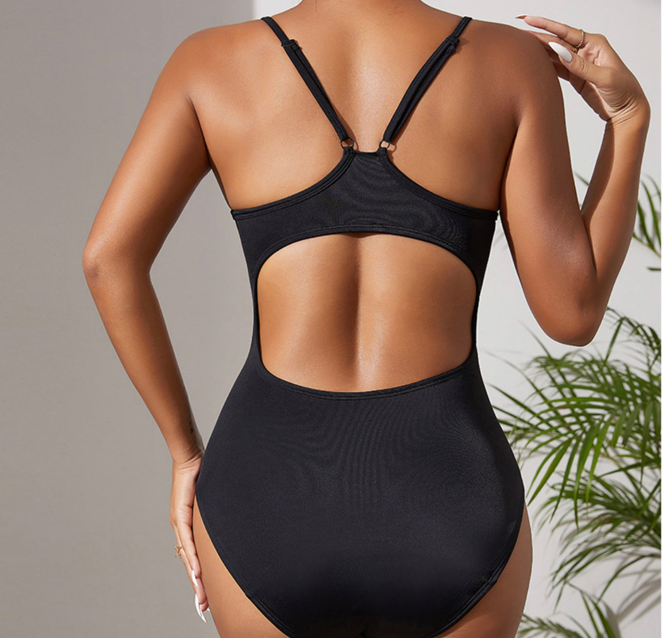 Period Proof Swimsuit -  One Piece Black