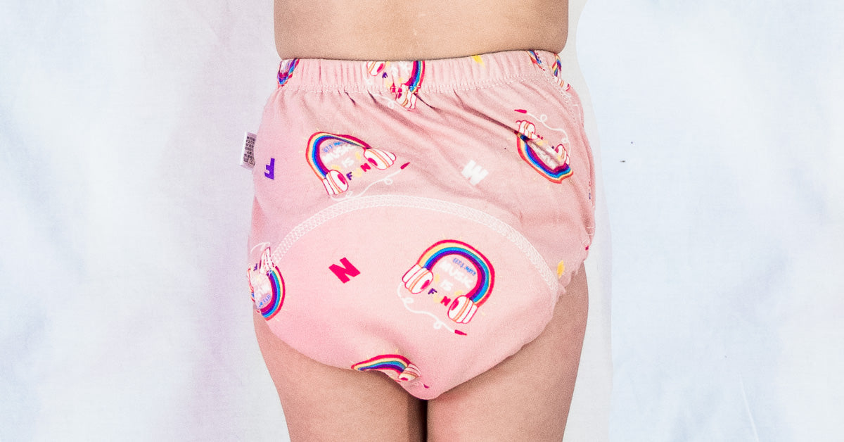 3 Pack Potty Training Pant for Toddlers - Pink Music - - MyNickerBot