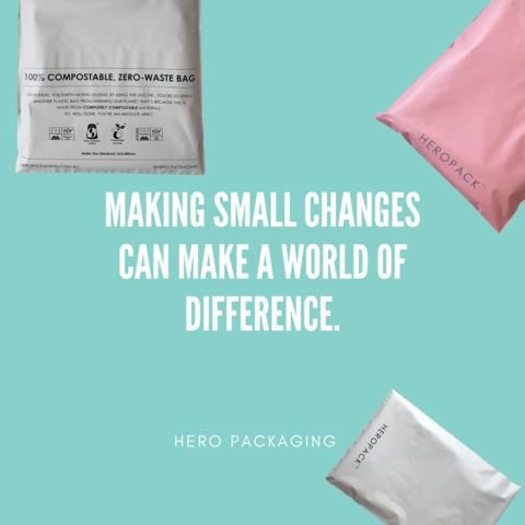 How to compost our HERO mailers!  We send our special undies in a hero mailer to keep doing our bit for mother earth!