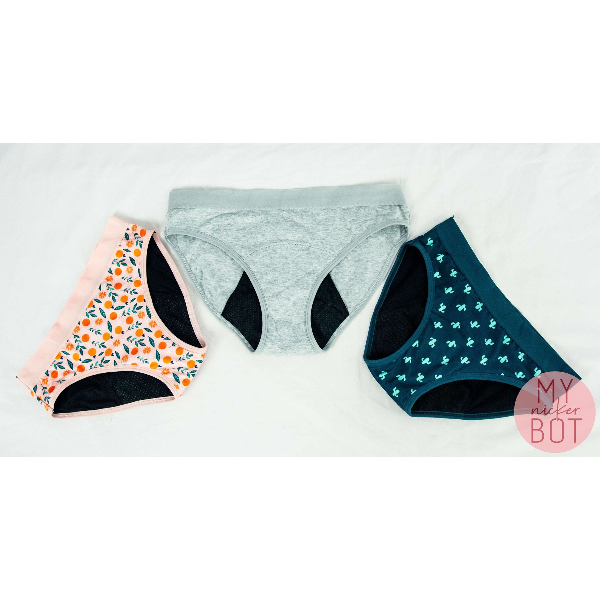 Teen Period Proof Underwear Starter Pack - The Trio – MyNickerBot