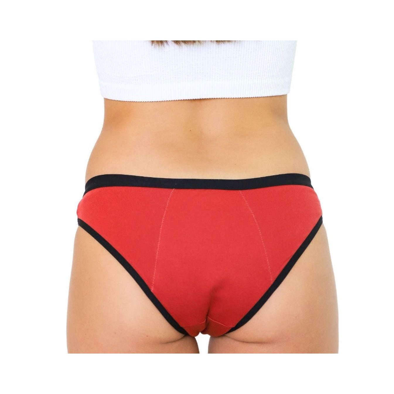 Cotton Period Underwear - Red- Moderate – MyNickerBot