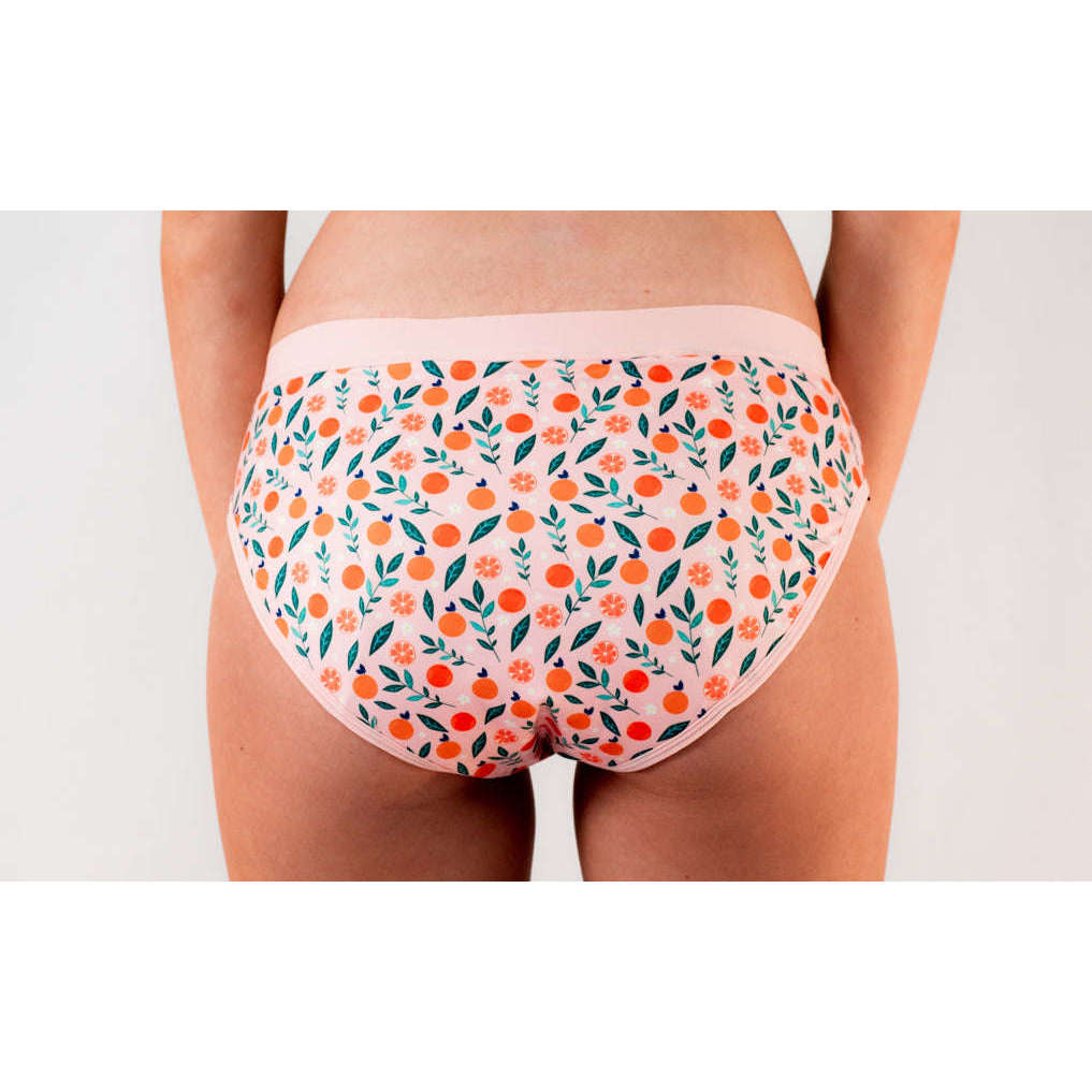 Organic Cotton Period Bikini in Floral Print for Tweens and Teens –  MyNickerBot