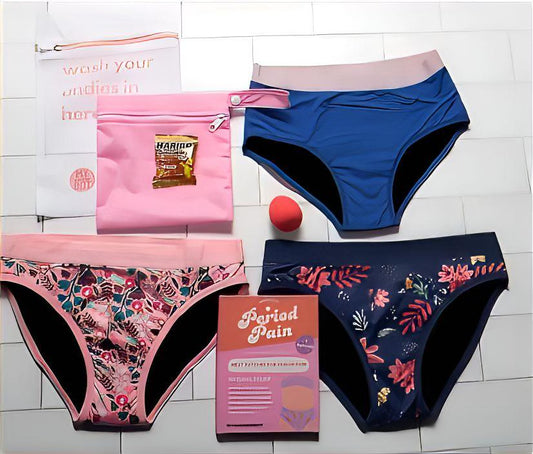 First Period Kit - Maxi Pack for Teens - 3 pairs
